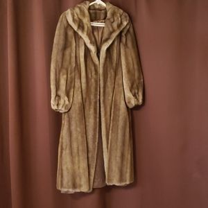 Vintage Tissavel of France Faux Fur Coat
